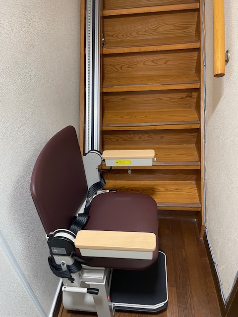 階段昇降機設置工事